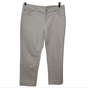 J Jill Tan Pants Stretch